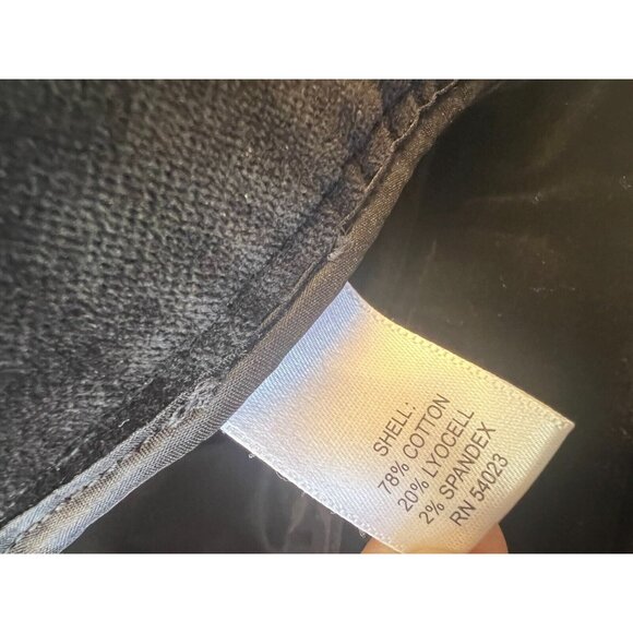 Banana Republic Velour Pants Skinny Ankle Pant Goth 26 Velvet NWOT Holiday Black - Picture 7 of 9